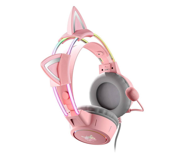 Onikuma X15 PRO Różowe - kocie uszy - 1236702 - zdjęcie 5